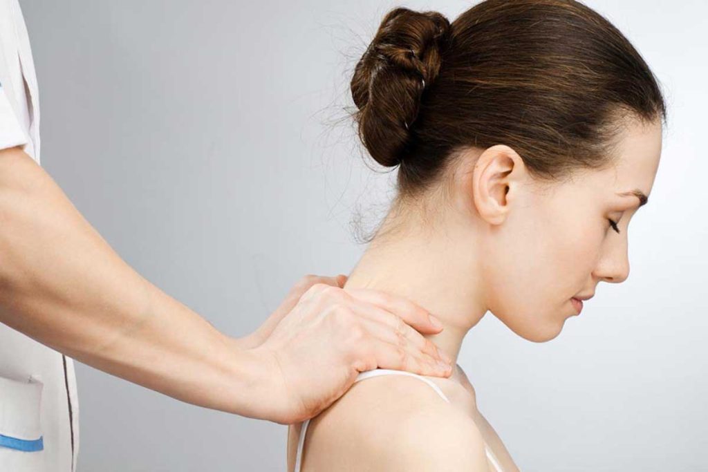 آموزش ماساژ گردن تصویری و مرحله به مرحله
