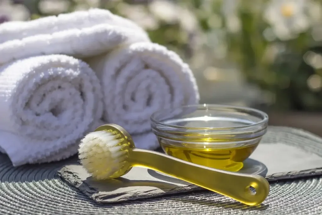 ماساژ با روغن زیتون